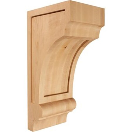 Dwellingdesigns Diane Recessed Wood Corbel - Alder - 5.5 in. W x 7 in. D x 14 in. H DW2948179